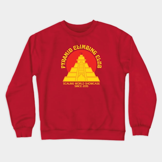 Pyramid Climbing Club Crewneck Sweatshirt by GoAwayGreen